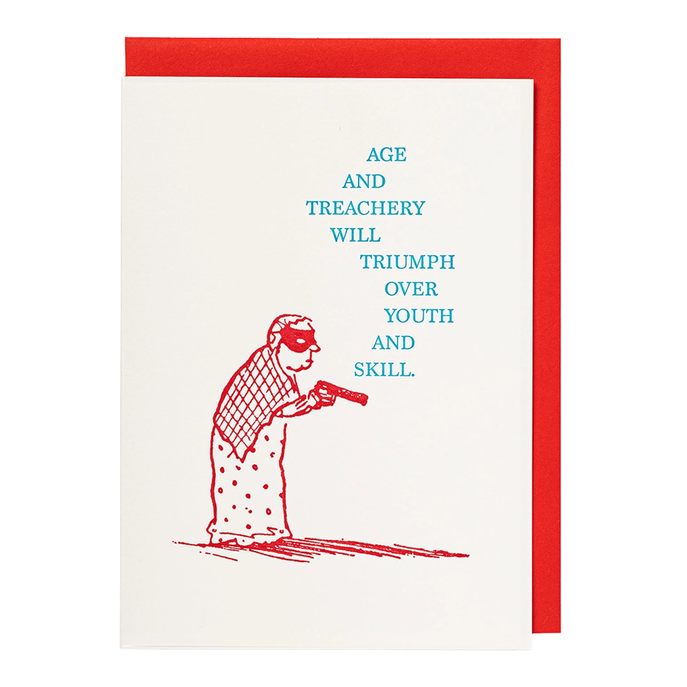 Archivist Gallery | Greeting Card - Age & treachery