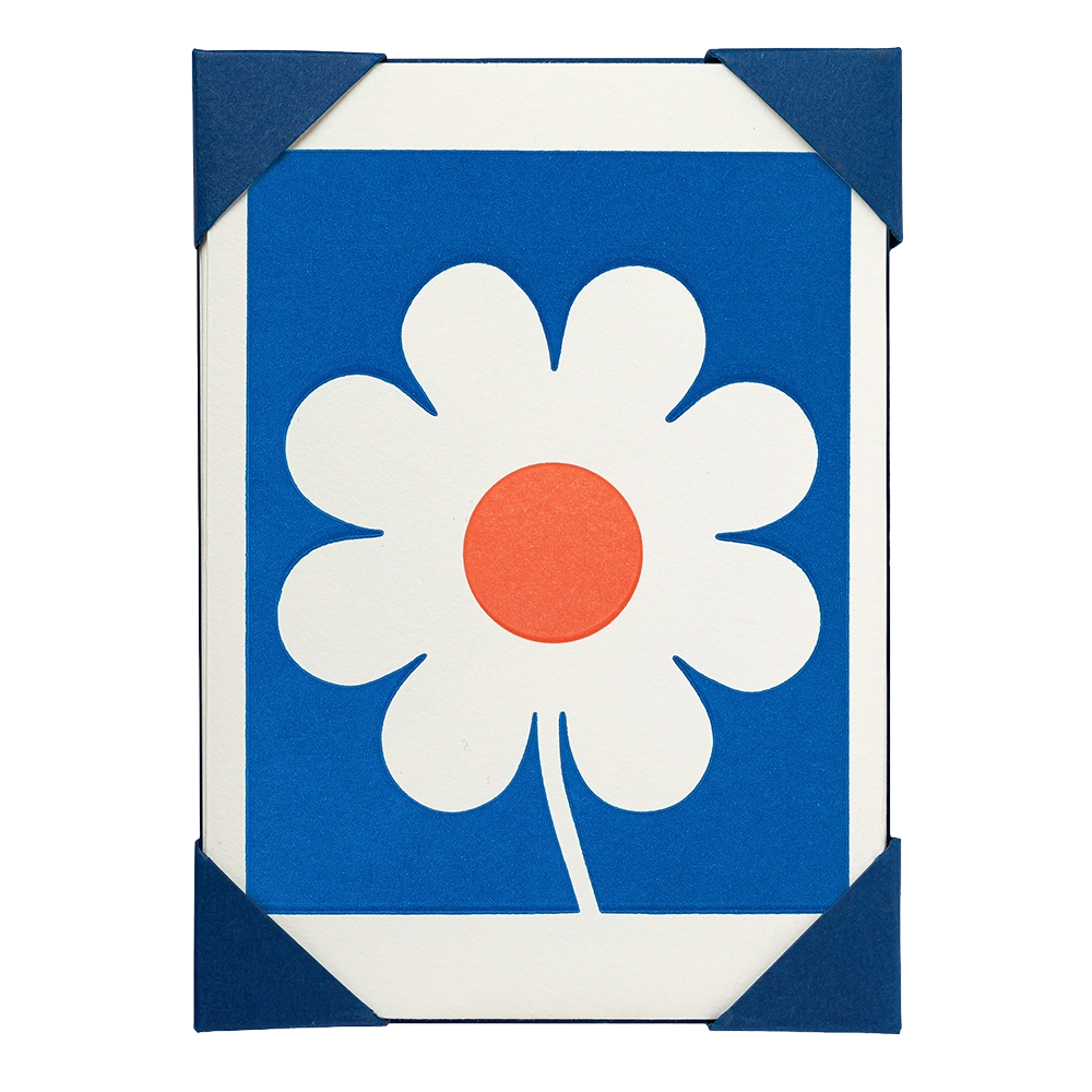 Archivist Gallery | Notelets - Flower Outline