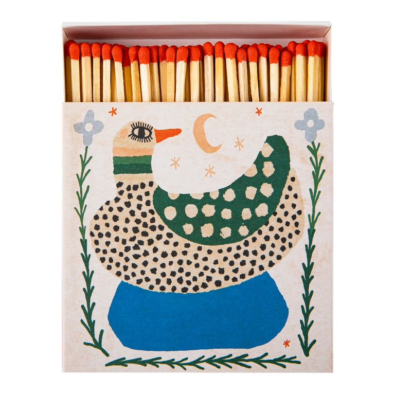 Archivist Gallery | Square Matchbox - Spotted Duck