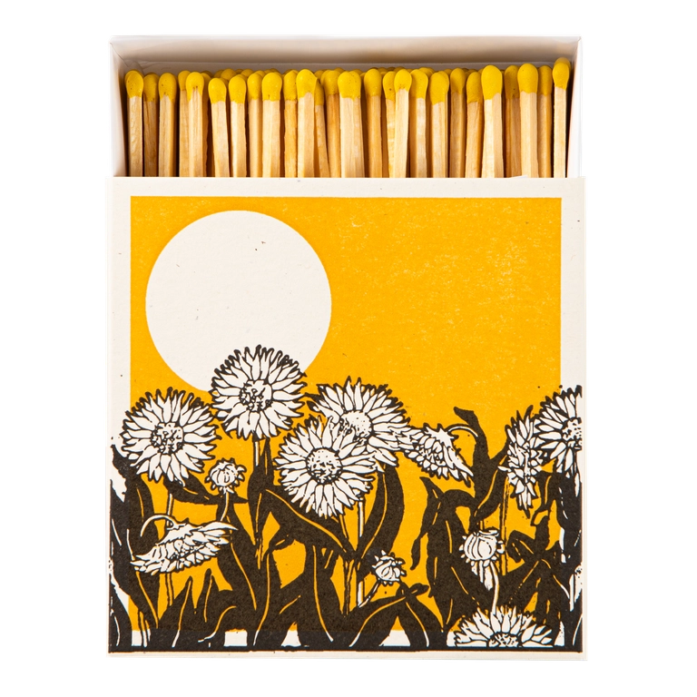 Archivist Gallery | Square Matchbox - Sunflower Fields