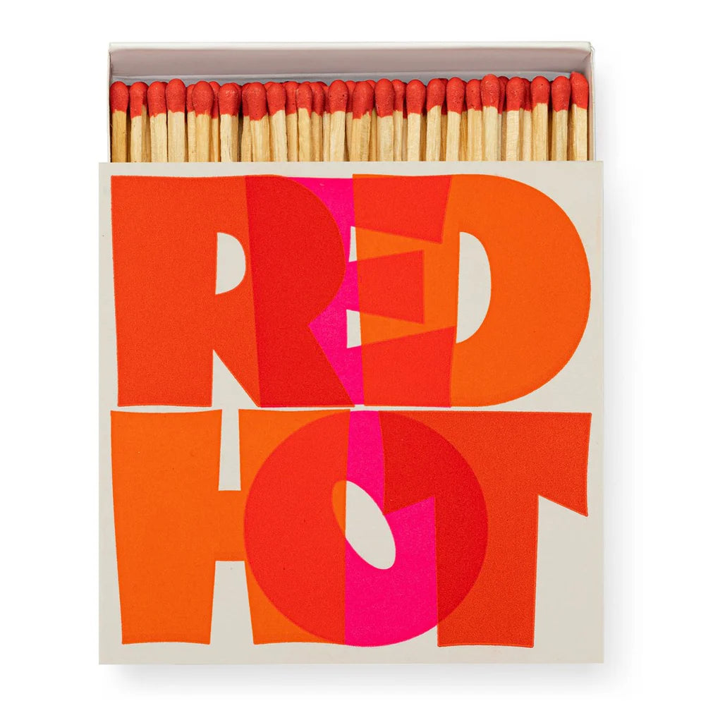 Archivist Gallery | Square Matchbox - Red Hot