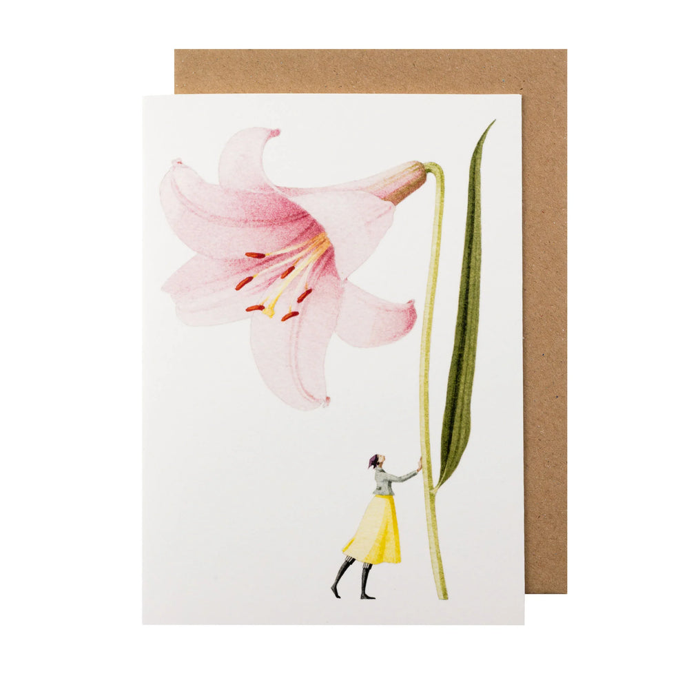 Laura Stoddart | Greeting Card - Pink Lily