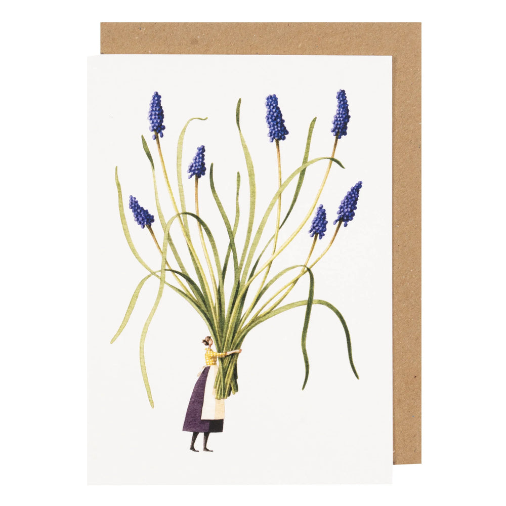 Laura Stoddart | Greeting Card - Spring Flowers - Muscari