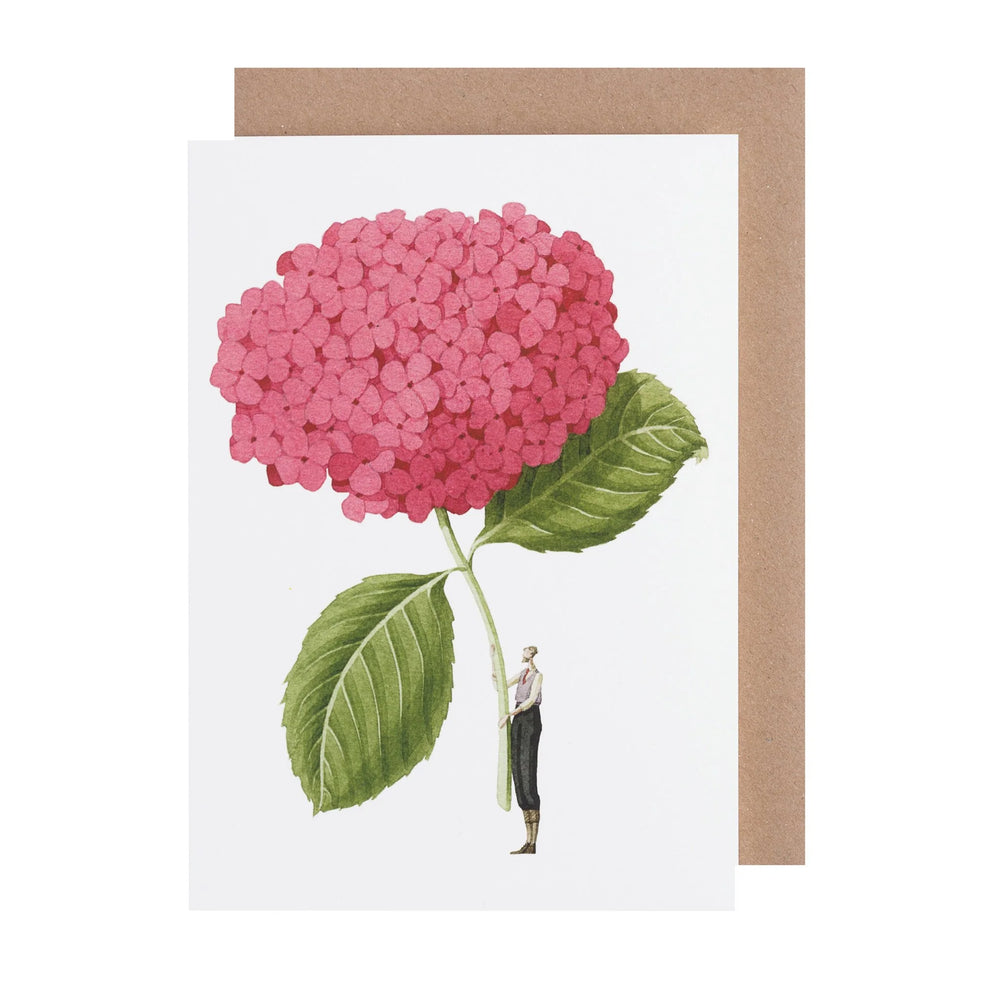Laura Stoddart | Greeting Card - Pink Hydrangea