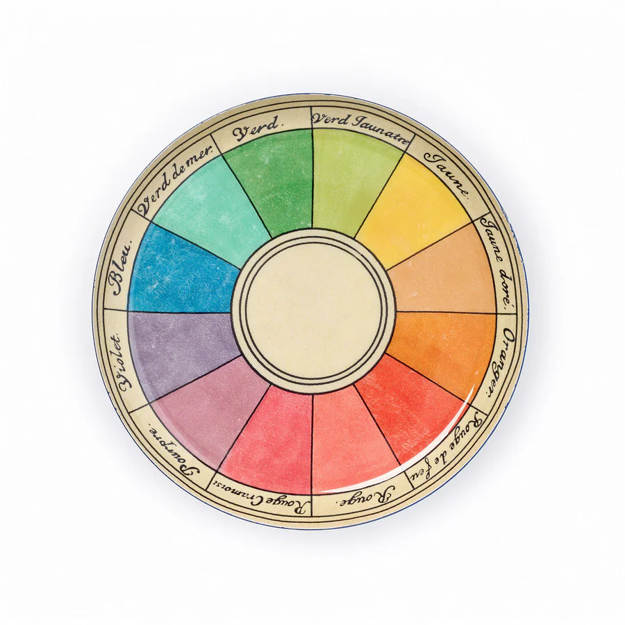 Roomytown | Round Enamel Tray - Medium - Circle Chromatique