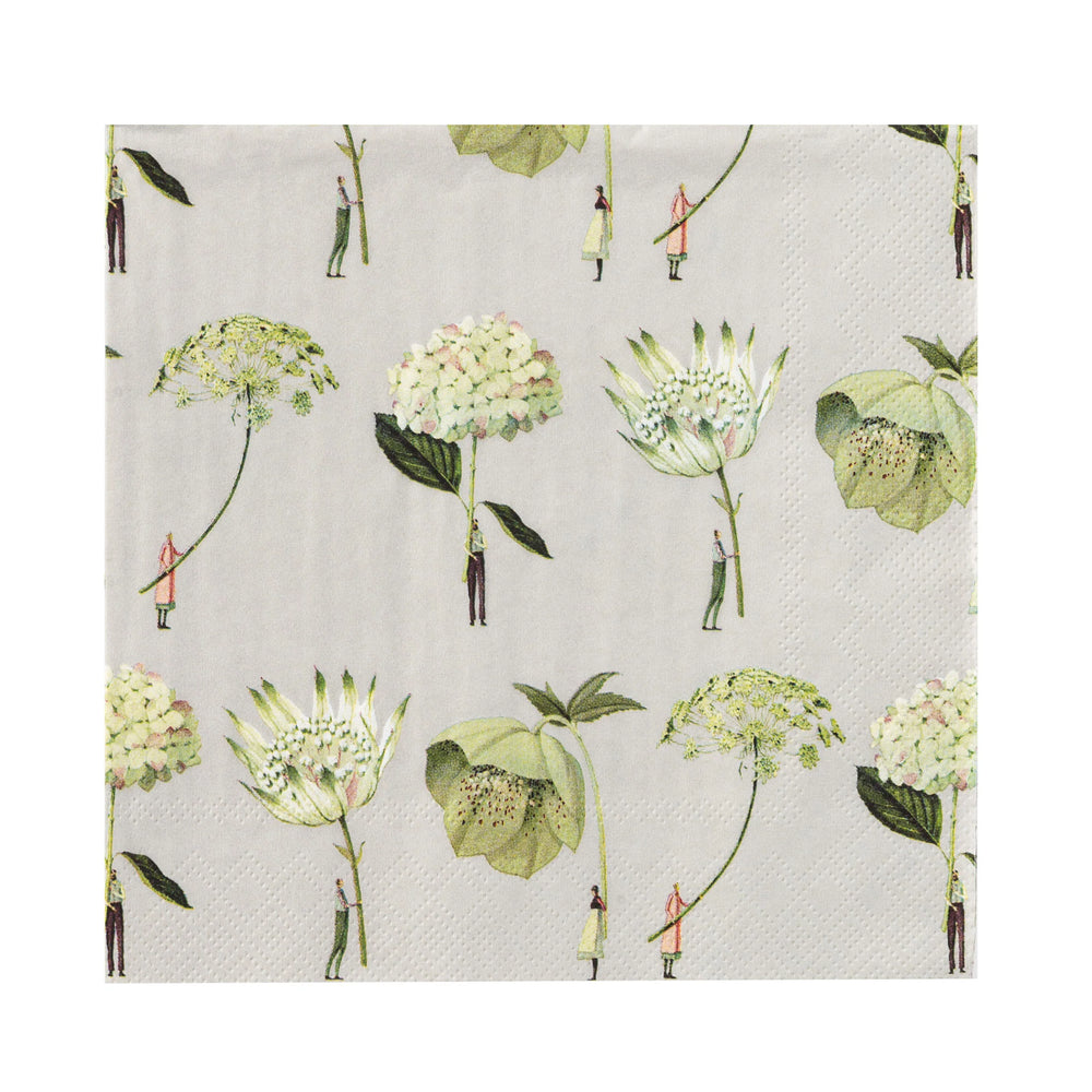 Laura Stoddart | Paper Napkins - In Bloom Green