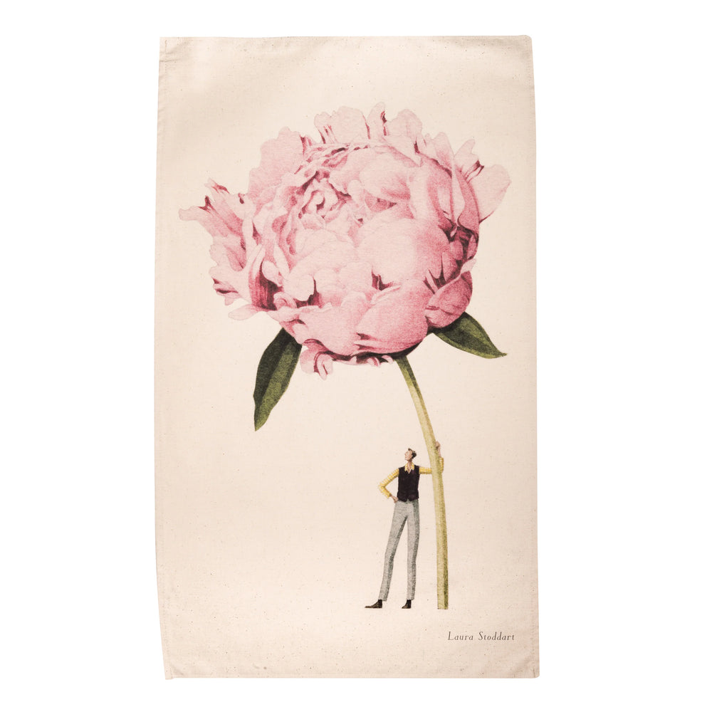 Laura Stoddart | Tea Towel - Pink Peony
