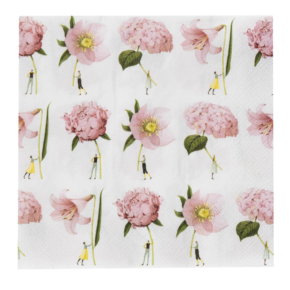 Laura Stoddart | Paper Napkins - Pink Flowers