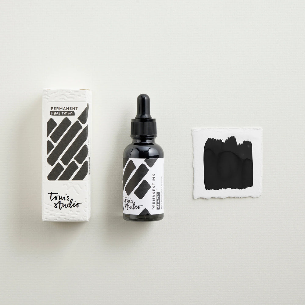 Tom's Studio | Permanent Ink 30ml - Black