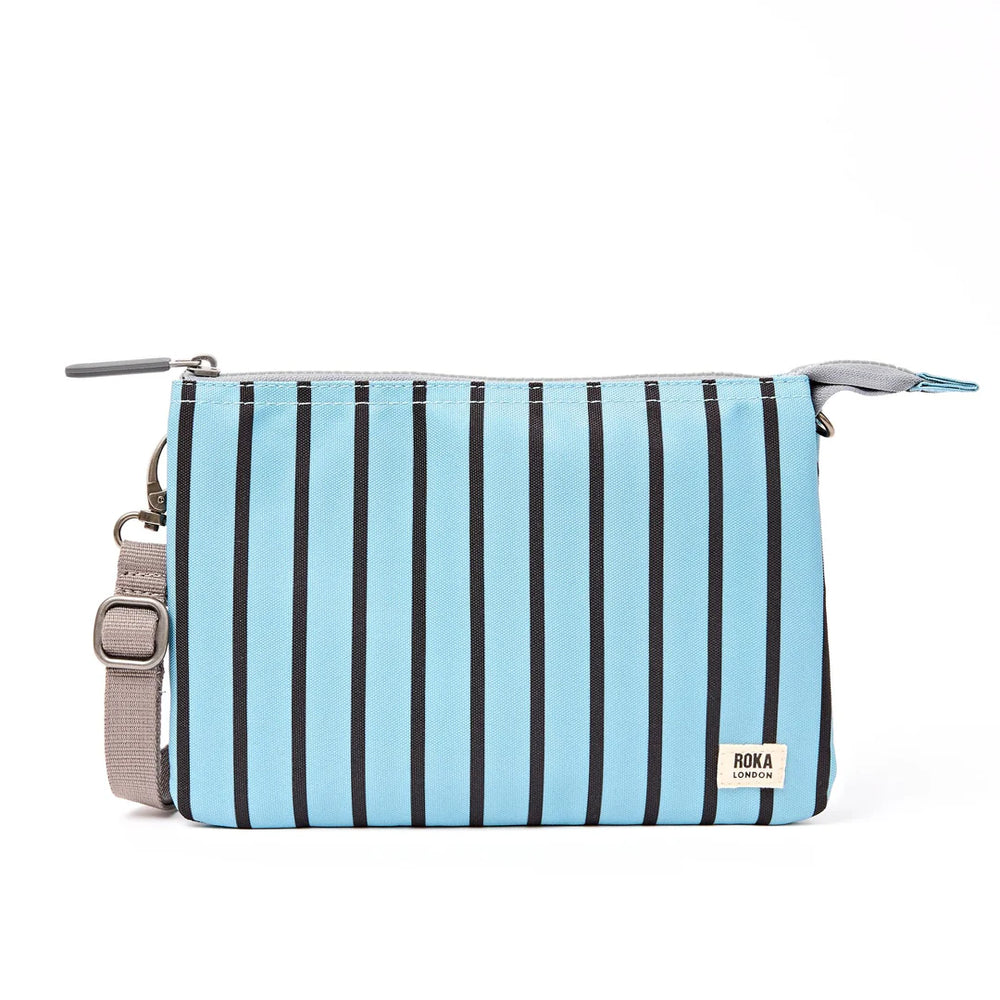ROKA London | Carnaby Crossbody - Extra Large - Blue Stripe