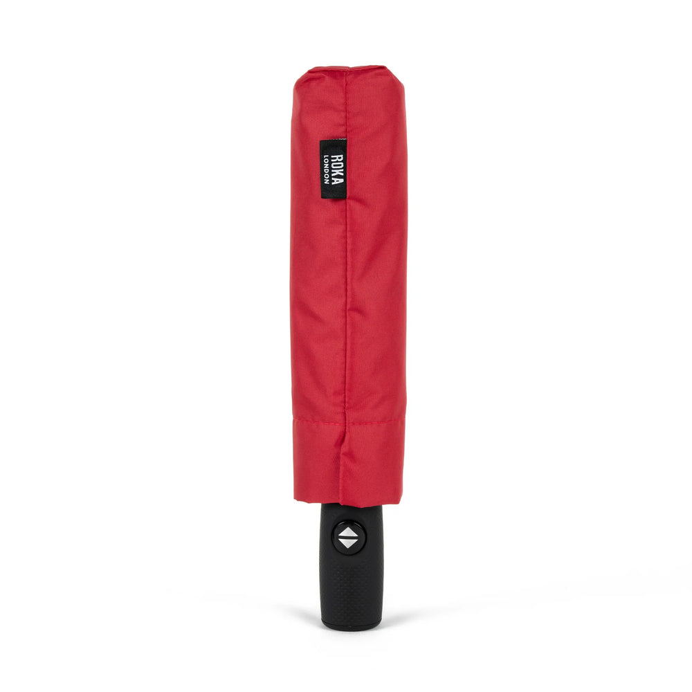ROKA London | Waterloo Umbrella - Medium - Cranberry