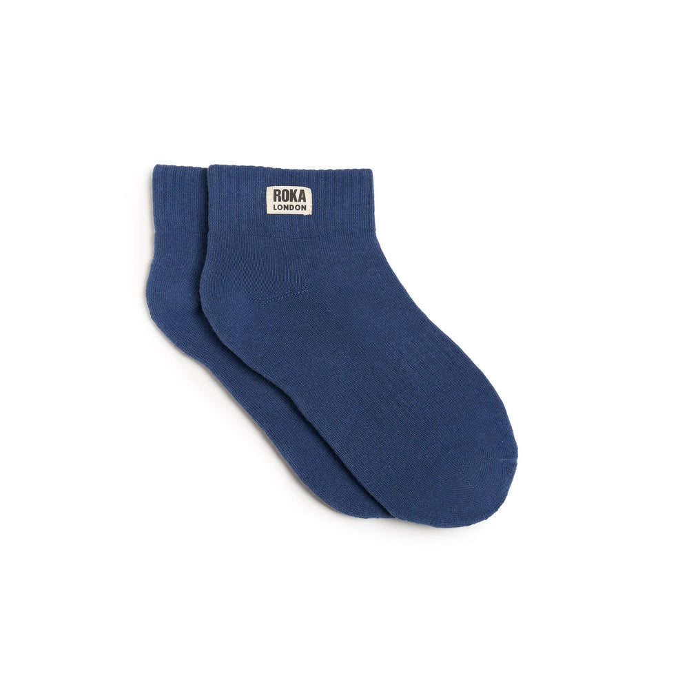 ROKA London | Wembley Ankle Socks - Women - Coastal Blue