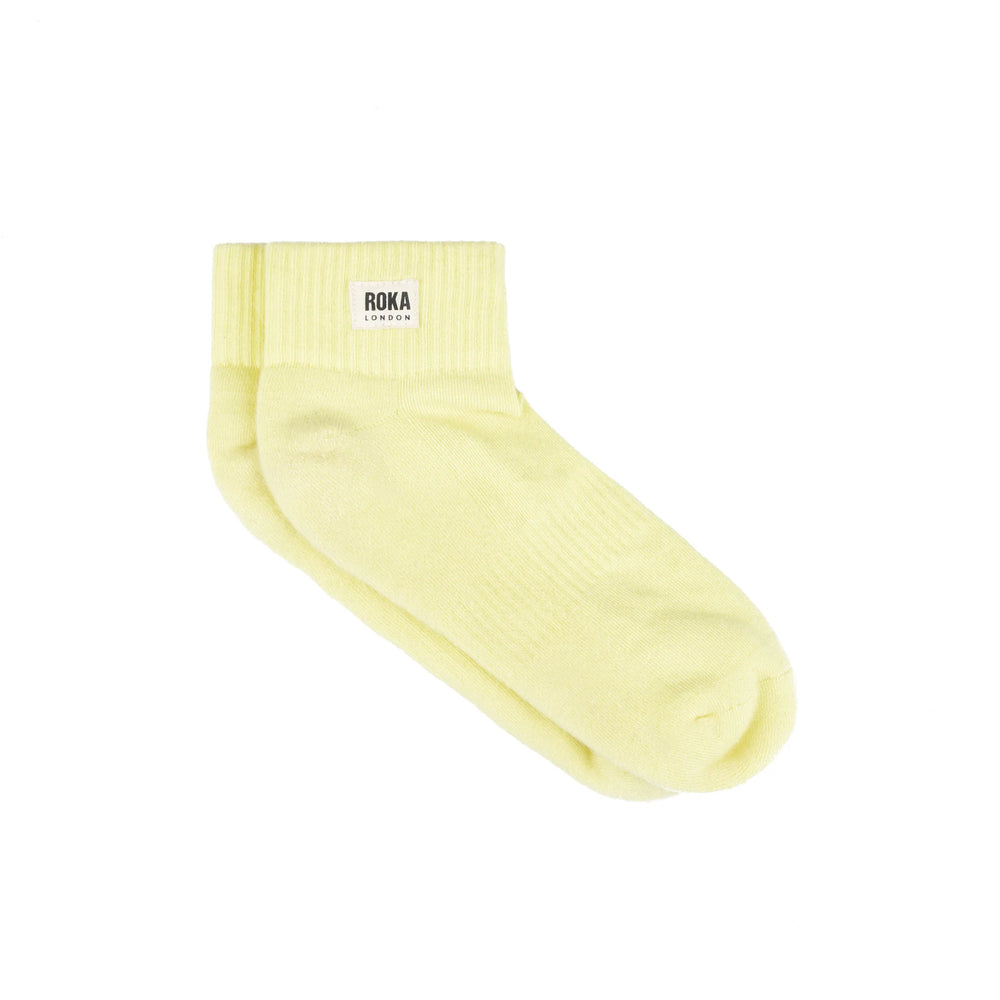 ROKA London | Wembley Ankle Socks - Women - Lemonade