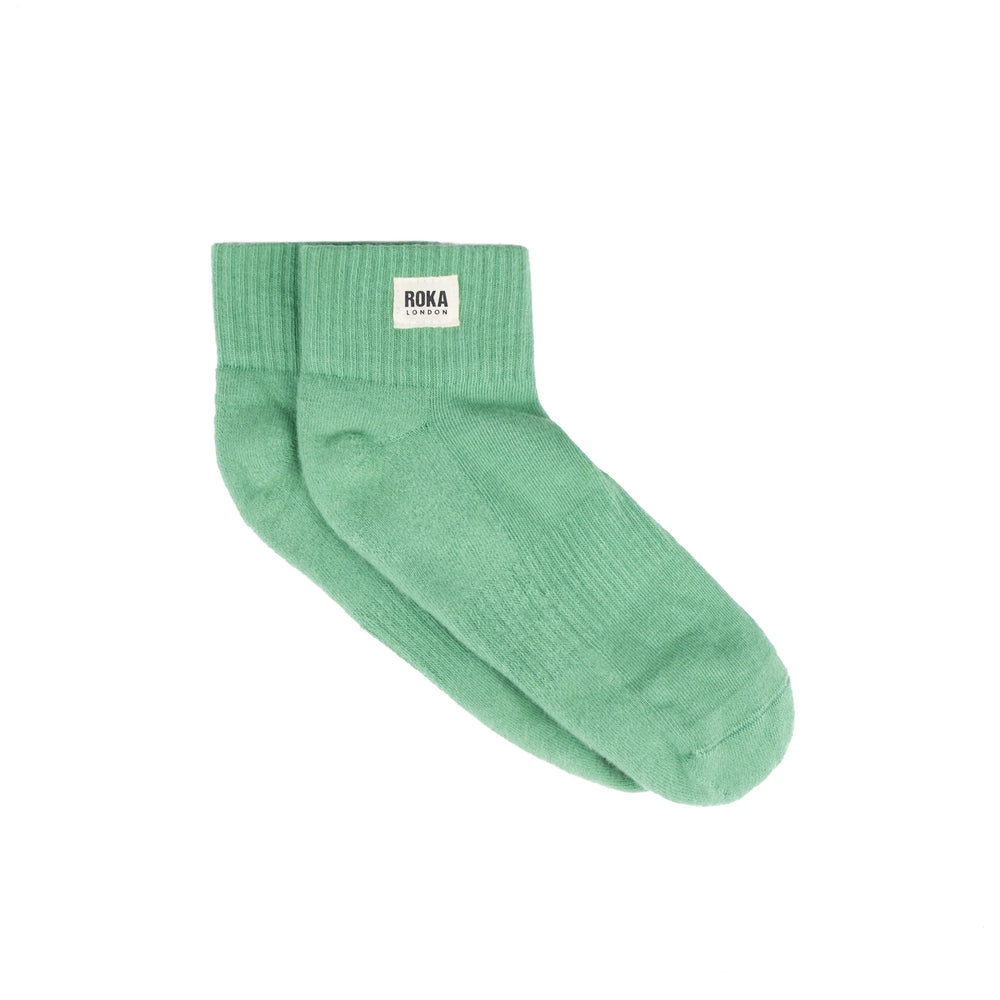 ROKA London | Wembley Ankle Socks - Women - Matcha
