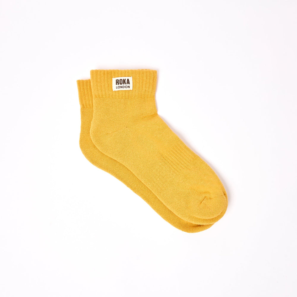 ROKA London | Wembley Ankle Socks - Men - Corn