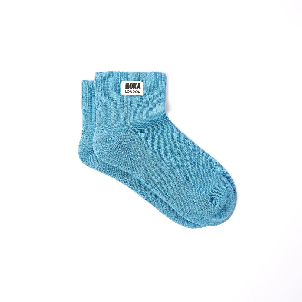 ROKA London | Wembley Ankle Socks - Women - Adriatic