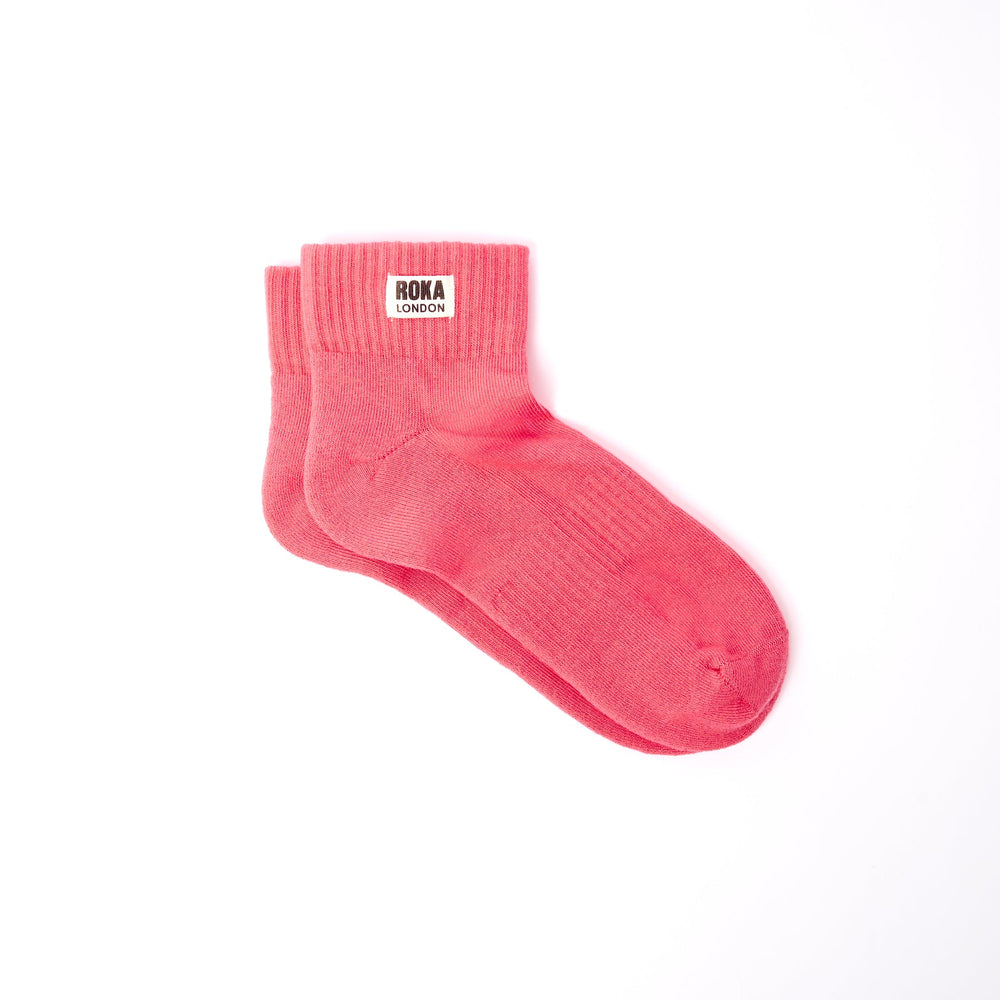 ROKA London | Wembley Ankle Socks - Women - Coral
