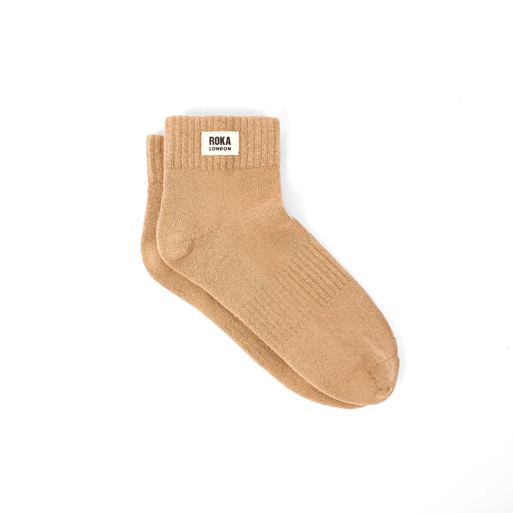 ROKA London | Wembley Ankle Socks - Women - Chai