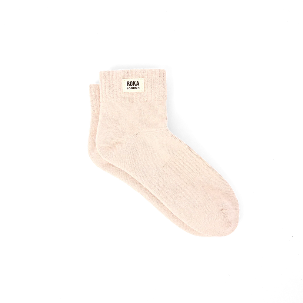 ROKA London | Wembley Ankle Socks - Women - Ecru