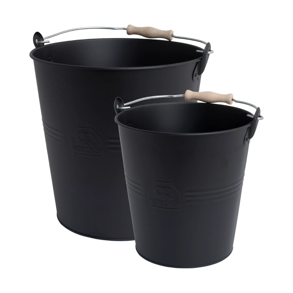 Redecker | Bucket - set of 2, black