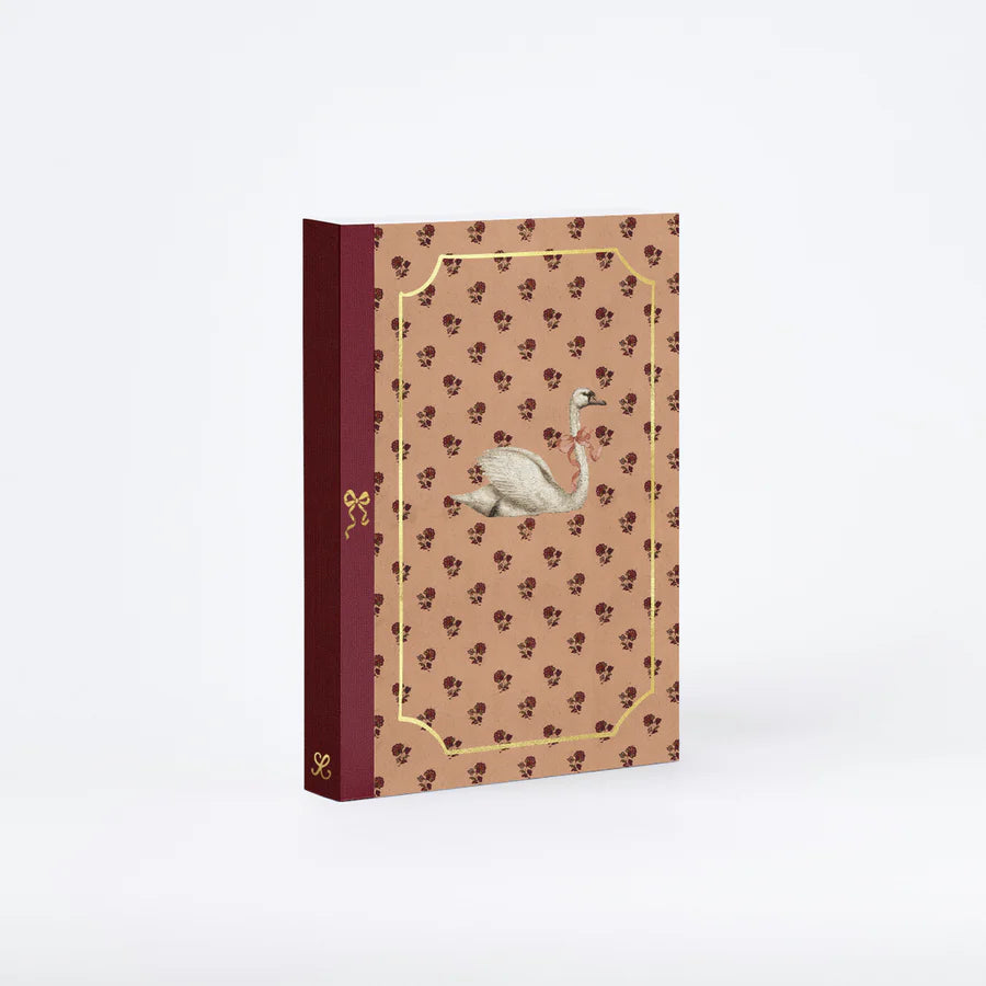 Roomytown | A5 Journal - Swan with Bow