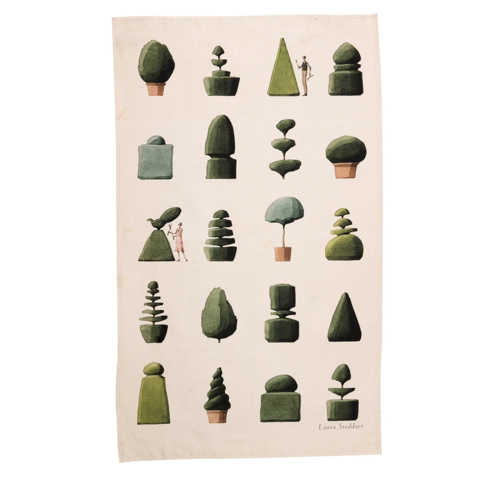 Laura Stoddart | Tea Towel - Top Topiary