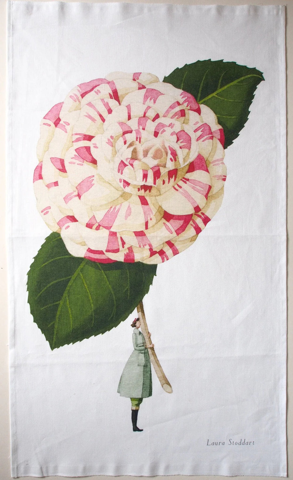 Laura Stoddart | Tea Towel - In Bloom - Camellia