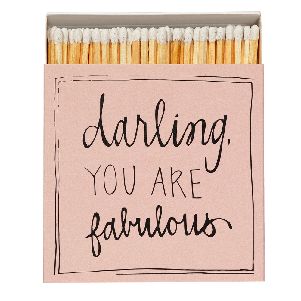 Archivist Gallery | Square Matchbox - Darling You Are Fabulous
