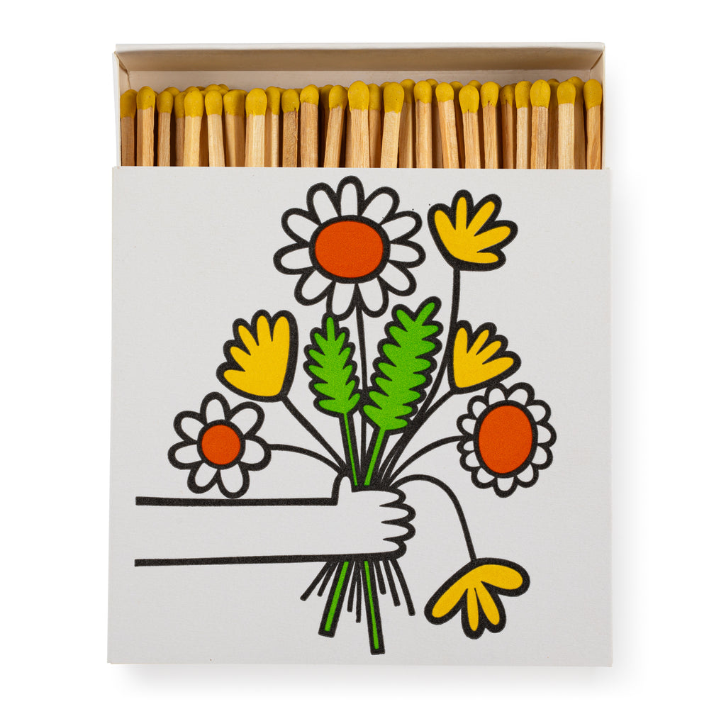 Archivist Gallery | Square Matchbox - Bunch Of Flowers