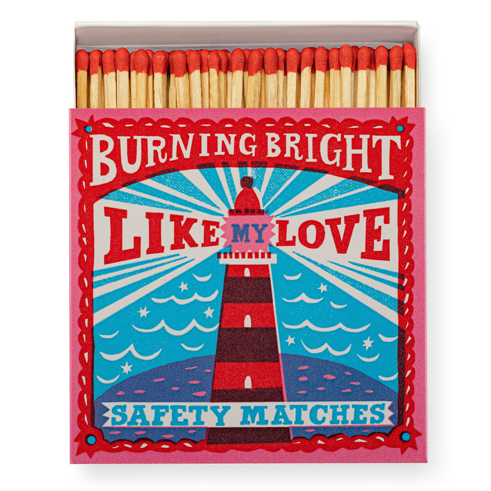 Archivist Gallery | Square Matchbox - Burning Bright