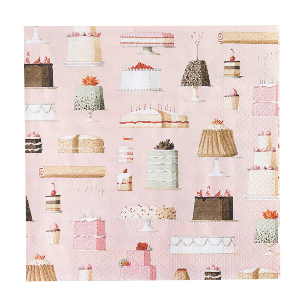 Laura Stoddart | Paper Napkins - Cakes