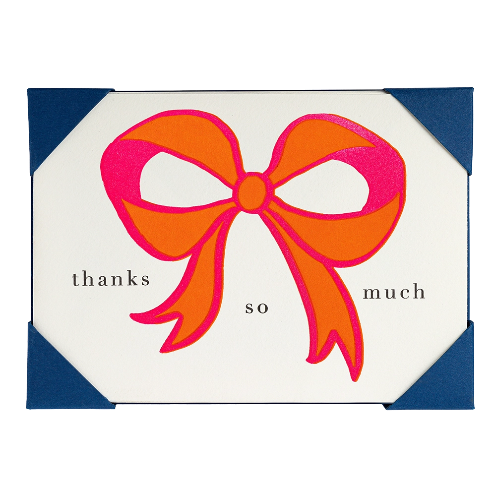 Archivist Gallery | Notelets - Thank You So Much Bow