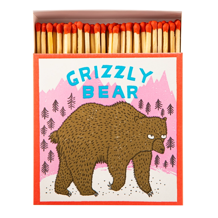 Archivist Gallery | Square Matchbox - Grizzly Bear