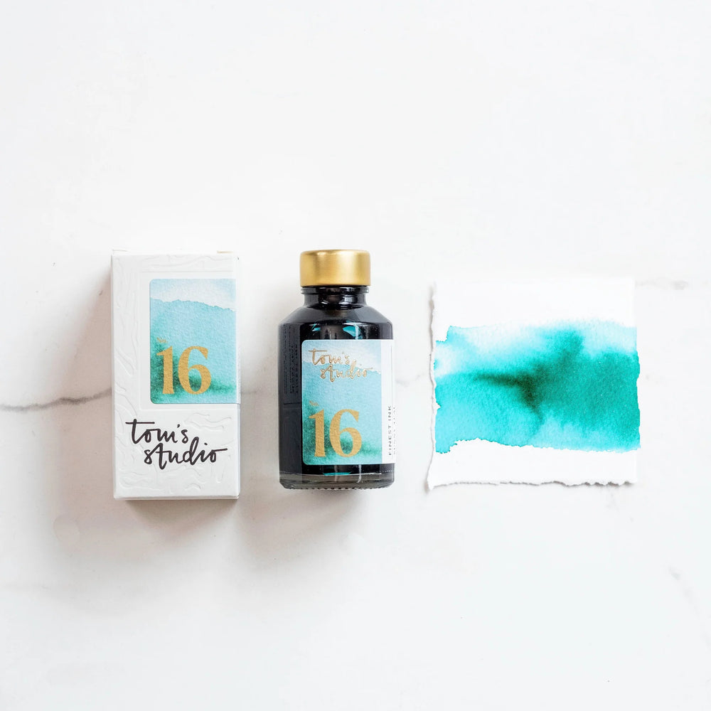 Tom's Studio | Fountain Pen Ink 50ml - 16 - Sunny Teal