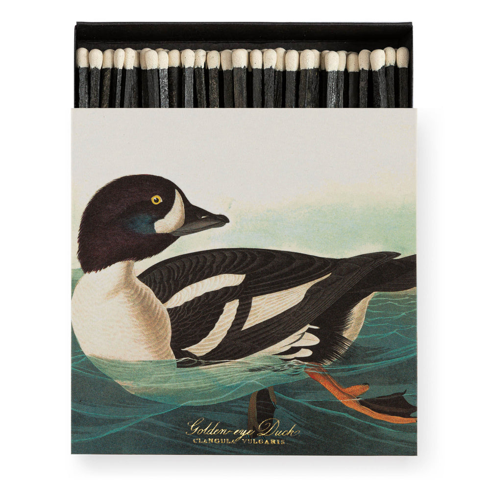 Archivist Gallery | Square Matchbox - The Golden Eye Duck