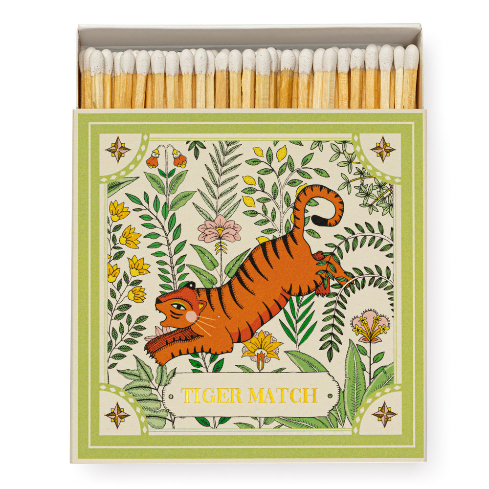 Archivist Gallery | Square Matchbox - Green Tiger