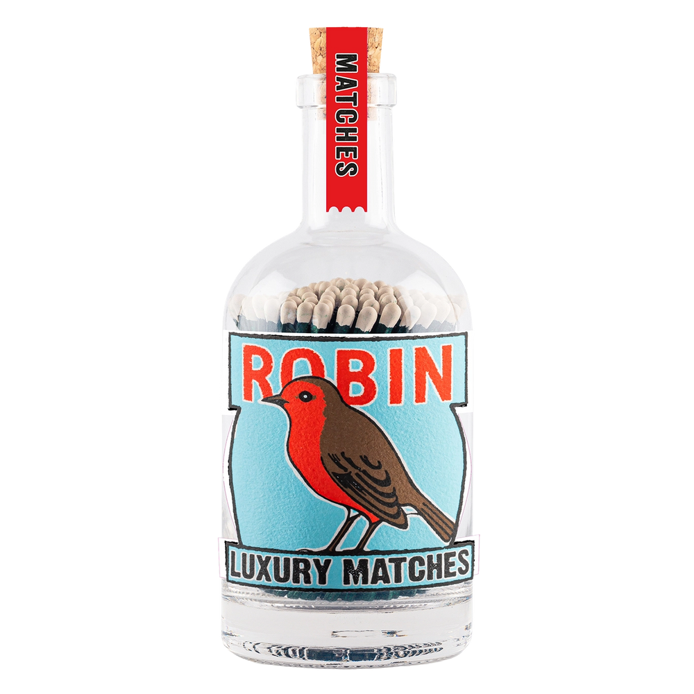 Archivist Gallery | Christmas - Match Bottle - The Robin